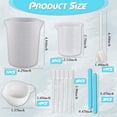 thumbnail image 2 of DECUIOCC Essential Mix & Pour Craft Kit - Food Grade Silicone Measuring Cups Set with Stir Sticks and More – Perfect for Resin, Molding, Jewelry Making, and Color Mixing Tasks, 2 of 7