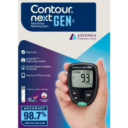 Contour Next Gen Blood Glucose Monitoring System Meter