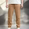 thumbnail image 4 of Pisexur Pantalon de Travail pour Hommes Cargo Tactique Construction pour Hommes Ripstop Imperméable Léger Plein Air Randonnée avec Poches Vert,G, 4 of 4