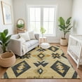 thumbnail image 7 of Addison Rugs Mayfield Premium Machine Washable Transitional Aztec Gold Rectangle Rug, 10' x 14', 7 of 7
