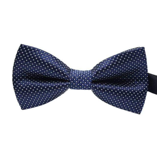 Maoww Men Colorful Pattern Formal Necktie Adult Male Business Meeting Wedding Polyester Yarn Bowtie