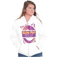 thumbnail image 3 of Blow Pop Retro Candy Lollipop Wrapper Unisex Plus Size Zip Hoodie Brisco Brands 2X, 3 of 5