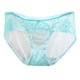 thumbnail image 1 of Braguitas triangulares de algodón con encaje transparente y sin costuras, de cintura baja, para mujer, muy sexys, con malla ultrafina, tallas M/L, 1 of 3