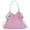 Pink, variant on Beach Bags for Women, PVC Translucent Underarm Purse, Candy Color Jelly Bag, Lightweight Waterproof Hobo Handbag for Travel Work Gym Shopping Daily Use.