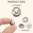thumbnail image 2 of 10 Conjuntos de Broches de Perlas, Botones de Perlas de 11.5 mm Sin Coser, Broches Desmontables para Ropa de Mujeres, Abrigo (Blanco), 2 of 7