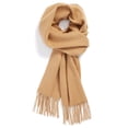 thumbnail image 3 of Bufanda de Cachemira de lujo para hombre y mujer, chales gruesos y cálidos de lana, de Color sólido, para invierno, 100%, 3 of 5