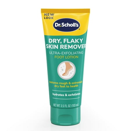 Dr. Scholl's Dry, Flaky Skin Remover Ultra Exfoliating Foot Lotion, 3.5 oz