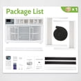 thumbnail image 2 of BILT HARD Smart Window Air Conditioner 10000 BTU WiFi AC Unit Cools up to 450 Sq Ft Rooms with Remote App Control, 2 of 7