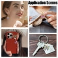 thumbnail image 5 of 24Pcs 12 Styles Butterfly Stitch Marker Charms, 5 of 5