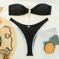 thumbnail image 5 of Ladies Swimsuit Print String Fashion Beach Bikini Swim Wear for Women Swimming Suits for Boys 13 Years Bathing Suits for Teen Girls Extra Small And Striped Swimsuit Women's Swim Shorts with Pockets, 5 of 7