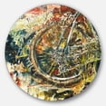 thumbnail image 2 of Designart - Mountain Bike Oil Painting' Disc Abstract Metal Artwork, 2 of 4