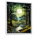 thumbnail image 2 of Designart "Forest captivate Forest Pastoral II" Landscape & Nature Floater Framed Wall Art Living Room, 2 of 7