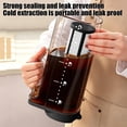 thumbnail image 5 of Cold Brew Coffee Maker Pitcher, 2.2L Cold Brew Pitcher with Removable Filter, Leak-Proof Iced Tea and Fruit Infuser Pitcher for Fridge Storage, 5 of 7