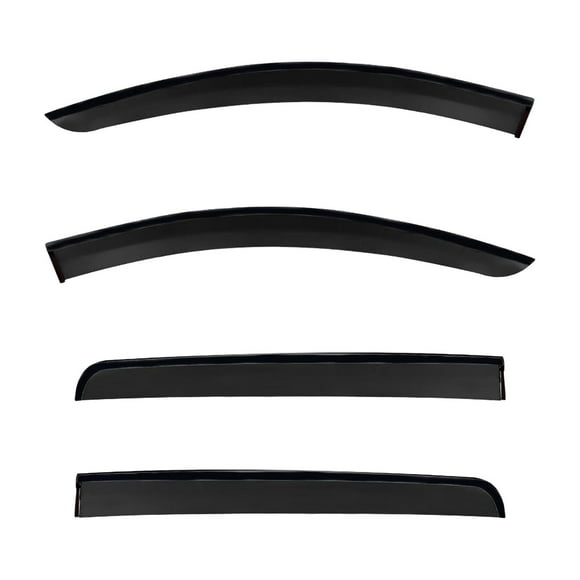 4Pcs Window Deflectors Window Visors Rain Guards, Accessory Spare Parts Rain Guards Auto Ventshades Vent Window Visors for Fullback MK1