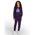 thumbnail image 3 of Reebok Girl's Game Day Fleece Jogger, Sizes 4-18, 3 of 7