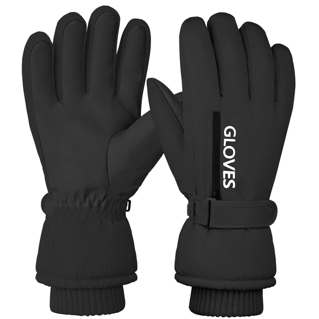Guantes de esquí para mujer Gilotop impermeables, táctiles y abrigados