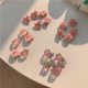 thumbnail image 5 of sweethay 5 piezas de pinzas para el cabello rosas, pinzas para el cabello para mujeres y niñas, accesorios de estilo lindo, suministros para Durazno 10Conjunto, 5 of 6