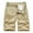 Khaki, variant on toraway Brown Cargo Pants for Men Men Pants Casual and Comfortable Cargo Shorts Outdoor Fashion Five Point Casual Shorts 33