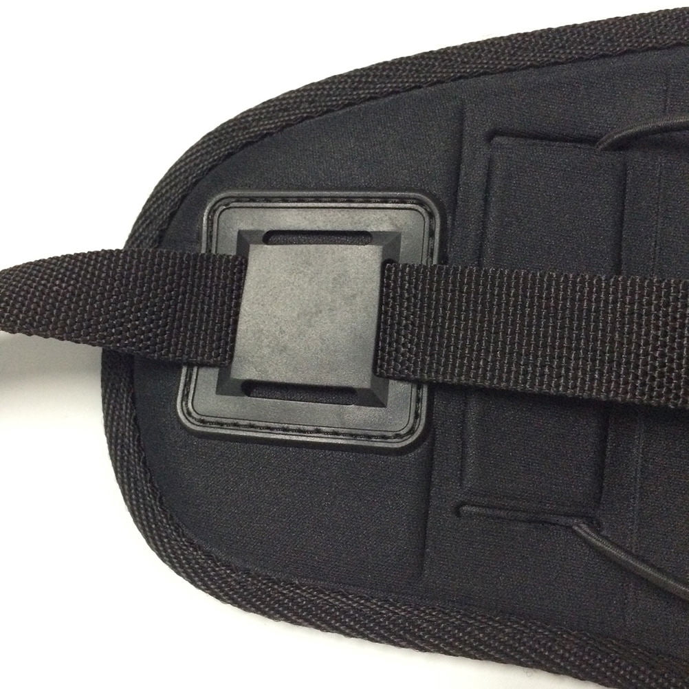IBASETOY 1Pcs Kayak Padded Back Cushion Black EVA for Kayak Lumbar Support and Inflatable Boat Users