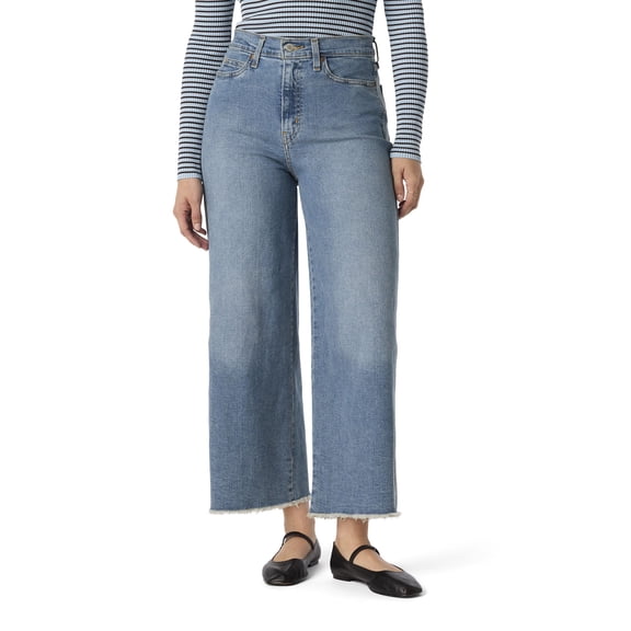 Levi Strauss Signature Women's and Women's Plus Vintage Wide Leg Crop Jeans, Sizes 0-22