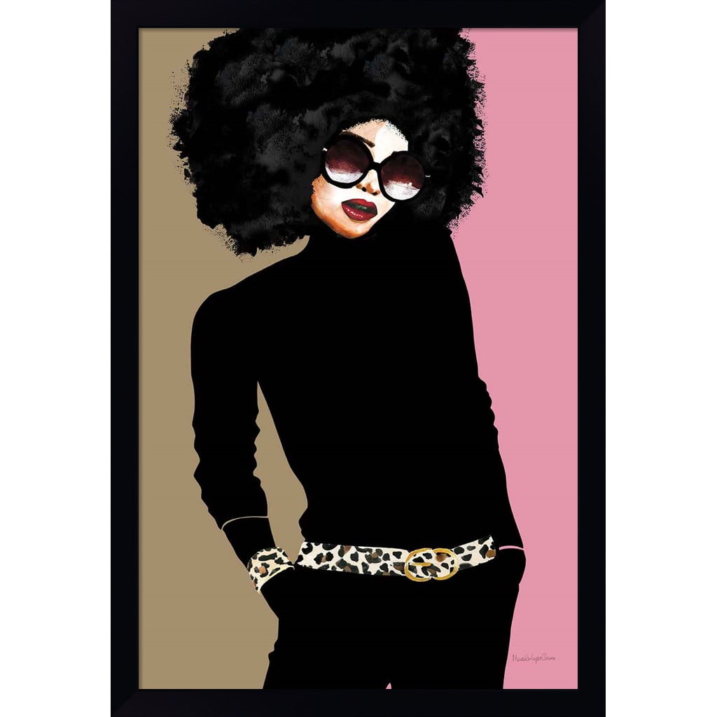 Good Attitude I Framed Art with Black Frame