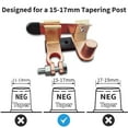 thumbnail image 5 of Genreen Top Post Knife Blade Master Switch 12V 24V Battery Disconnect Cut Off Shut Off for Auto Car RV-Marine Boat Truck Vehicle (Negative,Vertical), 5 of 6