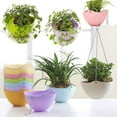 thumbnail image 6 of Ludlz Self-Watering Hanging Planters, Garden Flower Plant Pot Container, Hanging Basket Planter with Drainer and Chain for Indoor Outdoor Use 8in, 6 of 8