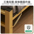thumbnail image 3 of Cama plegable individual para adultos, hogar, oficina, plegable, 1,2 m, habitación de alquiler Simple, dormitorio, siesta, cama pequeña, dormitorio, cama de hierro duro, 3 of 4