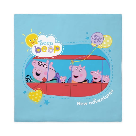 CafePress - Peppa Pig: New Adventures - Queen Duvet