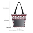 thumbnail image 2 of Japuie Buffalo Plaid Forest Print Women's Crossbody Tote Handbag,Shoulder Bag,Casual Tote,Satchels Crossbody Purse,Top-handle Tote Handbag,for Travel College Work, 2 of 7