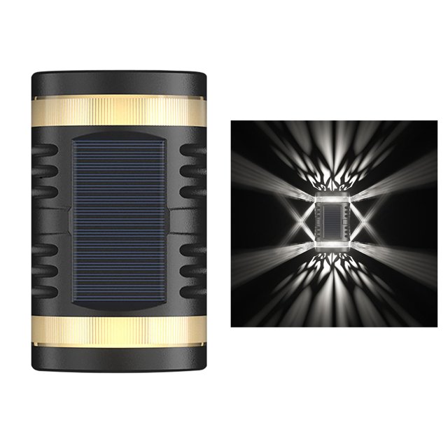 Apliques de pared LED para exteriores Aplique de pared de plástico ABS IP65 Lámpara de pared moderna a prueba de agua Luces de pared Aptas para jardín Luz bnca Macarena Luz de pared