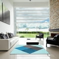 thumbnail image 7 of Ahgly Company Machine Washable Indoor Rectangle Transitional Steel Blue Area Rugs, 8' x 12', 7 of 7