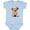 AE-Light Blue, variant on Inktastic Kiniart Mini Goldendoodle Boys or Girls Baby Bodysuit