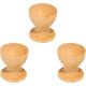 thumbnail image 1 of CARBONLIKE 3/6 piezas hueveras de madera-huevera soporte para huevos de Pascua para regalo de Pascua Diy, 1 of 2