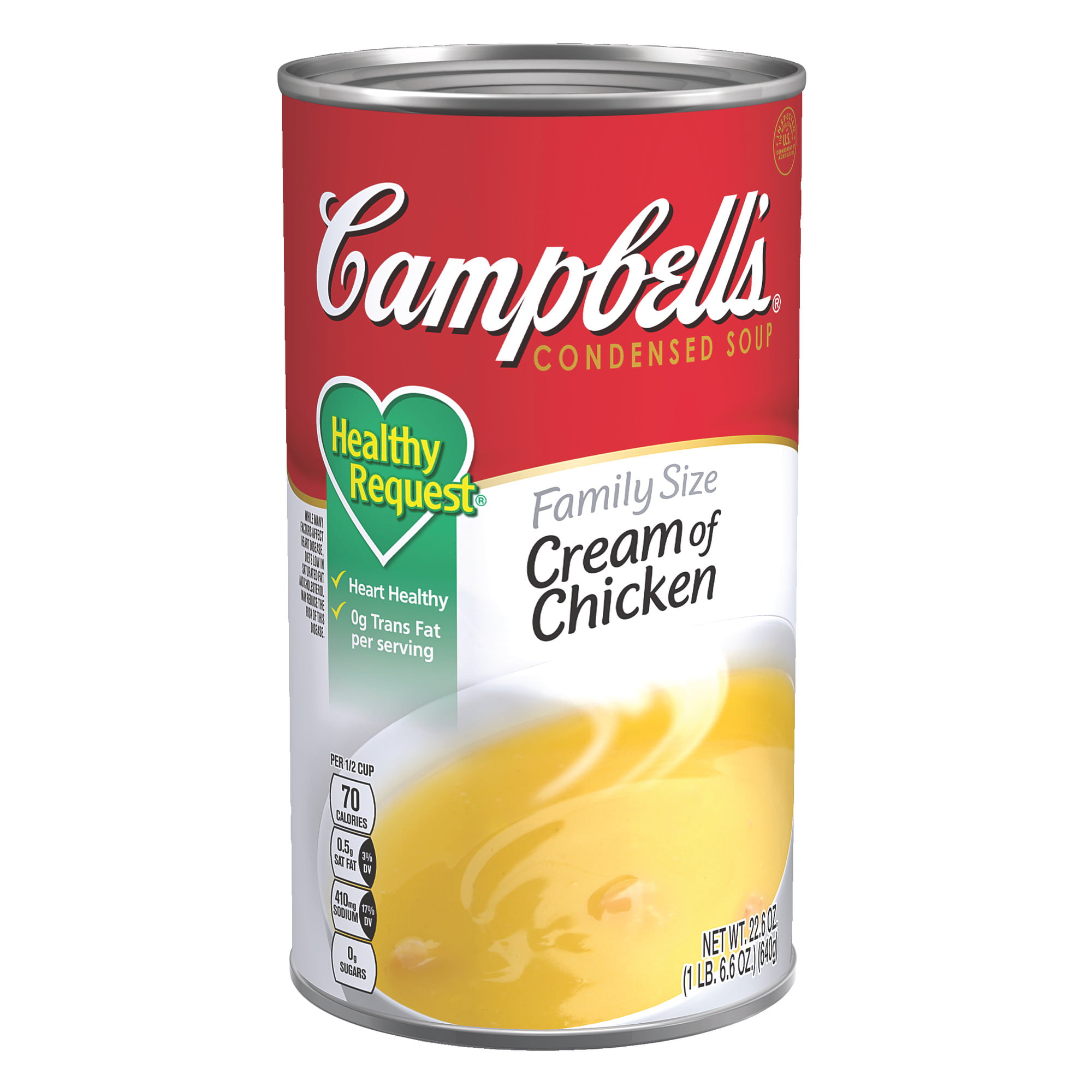 Campbell's Condensed Healthy Request Family Size Cream of Chicken Soup ...