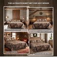 thumbnail image 4 of VISI-ONE Realtree Edge Twin Camo 3 Piece Sheet Set – Lightweight, Cooling, Wrinkle-Free Microfiber 15" Deep Pockets Sheets, Unisex Rustic Western Farmhouse Style for Home, RVs, and Camping Retreats, 4 of 7
