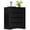 Black-4 Drawers, variant on Aiho White 3 Drawer Dresser, Modern Wood Chest with Anti-Tip Device & Recessed Handles for Bedroom Living Room