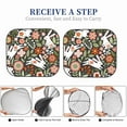 thumbnail image 6 of Balery 2 Piece Rabbits on Floral Car Windshield Sun Shade|Foldable Front Windshield Shade for Car Front Window for Most Sedans SUV Truck-Small, 6 of 7