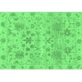 thumbnail image 1 of Ahgly Company Indoor Rectangle Oriental Emerald Green Traditional Area Rugs, 4' x 6', 1 of 4