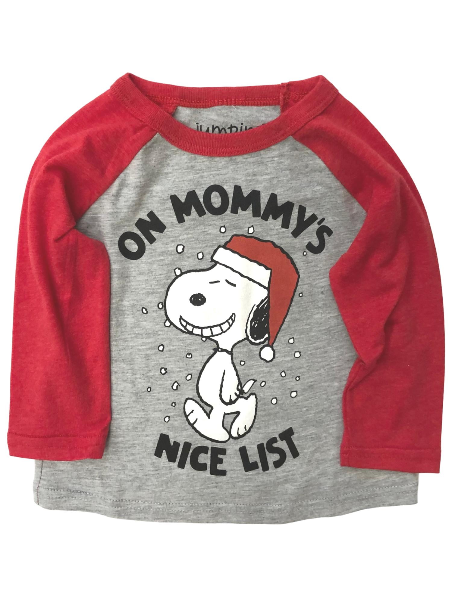 Snoopy Christmas Lights Cute Onesie Bodysuit Shirt 