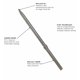 thumbnail image 2 of Cincel Bosch HS1904 SDS-max 16 Rtec Bull Point 19,25 cm, 2 of 5