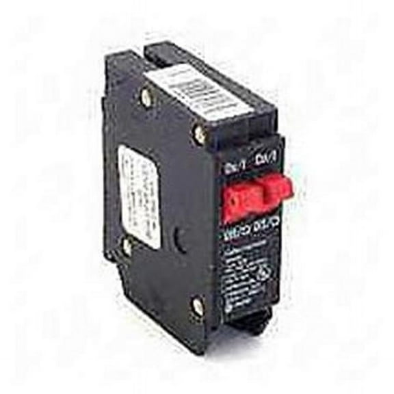 Cutler-Hammer  BR1515 15-15A 1 Pole Duplex Circuit Breaker - Black 1 Pack