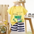 thumbnail image 2 of UAYOTSE Baby Boys Girls Summer Outfits Set Clothes 6M 1T 2T 3T Toddler Boys Short Sleeve Tops and Pants 2 Piece Casual Summer Clothing for Kids Boys,Sizes 4-5 Years, 2 of 4