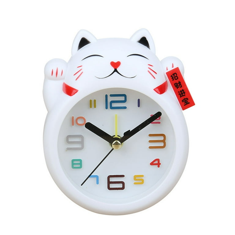 Lucky cat sale clock