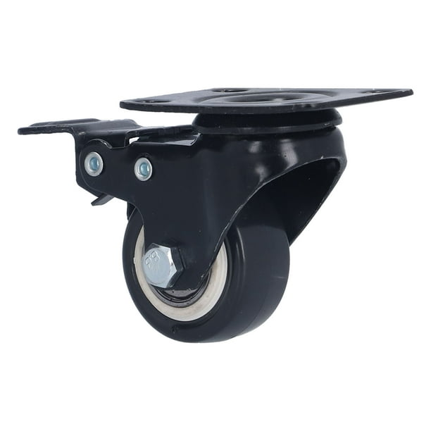 Ruedas Silenciosas, Absorción De Impactos De Goma, Placa De Acero Gruesa, Ruedas De Silla De Bolas Selladas Dobles Para Plataformas Para Sillas Para Cajas De Herramientas ANGGREK DI3114