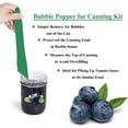 thumbnail image 2 of Bubble Popper for Canning Kit - Canning Supplies Bubble Measurer Canning Tools - Canner Debubble for Canning Jars Mason Jars Canning Pot 2Pcs (Green), 2 of 7