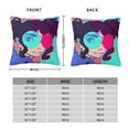 thumbnail image 2 of Gorillaz Square Pillow Case Pillow Holder Soft Decorative Pillow Sham Cushion Cases Pillowcase 26"X26", 2 of 7