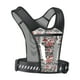 thumbnail image 2 of Chaleco para correr, chaleco de hidratación, paquete de pecho con tiras reflectantes, correa ajustable, bolsa deportiva para montañismo al aire libre Negro Rojo, 2 of 8