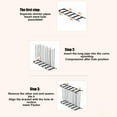 thumbnail image 4 of Tunhigl 3-Tier Shoe Organizer, 6 Pairs of Shoes Shoe Rack for Closet, Space Saver Shoe Rack Organization Shelves, 4 of 6