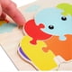 thumbnail image 3 of Kid Wooden Puzzles for Toddlers Cute Cartoon Animal Snap On Jigsaw Puzzle Learning Educational Toys for Boys Girls Birthday Gifts Elephant, 3 of 4